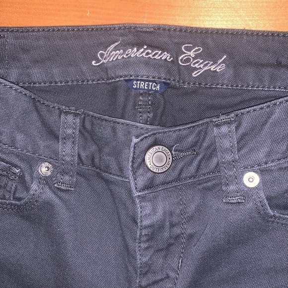 Gray American Eagle Skinny Jeans Size 0 - Picture 3 of 11